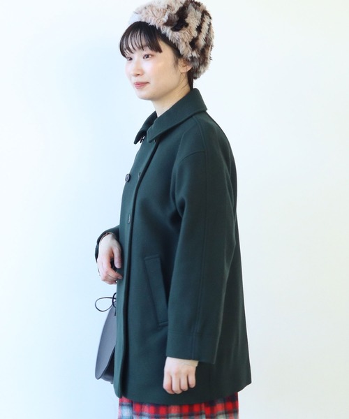 【セール】super100 ダブル釦ブルゾン（ブルゾン）｜bulle de savon（ビュルデサボン）