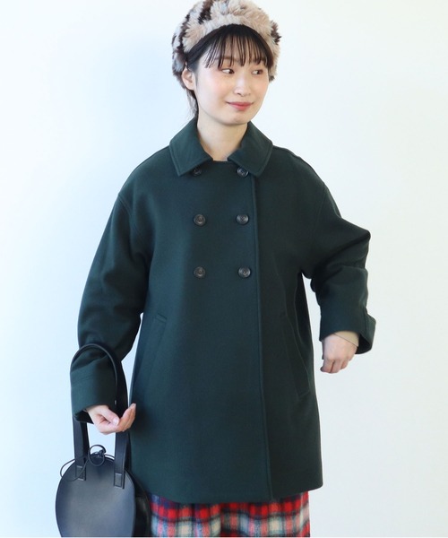 【セール】super100 ダブル釦ブルゾン（ブルゾン）｜bulle de savon（ビュルデサボン）