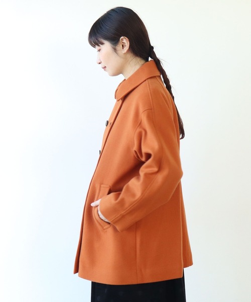 【セール】super100 ダブル釦ブルゾン（ブルゾン）｜bulle de savon（ビュルデサボン）