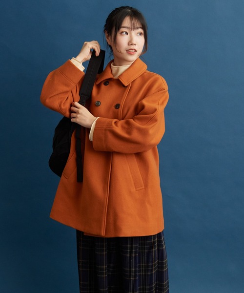 【セール】super100 ダブル釦ブルゾン（ブルゾン）｜bulle de savon（ビュルデサボン）