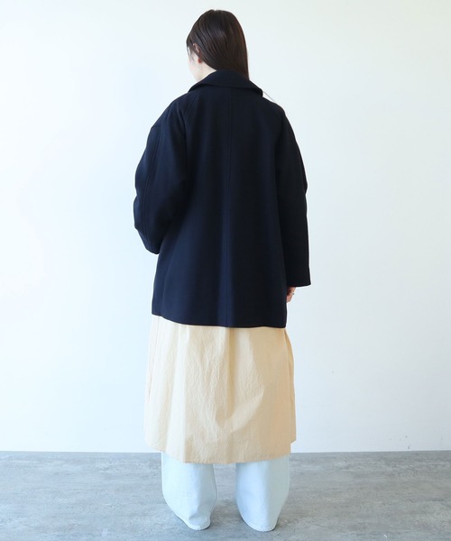 【セール】super100 ダブル釦ブルゾン（ブルゾン）｜bulle de savon（ビュルデサボン）