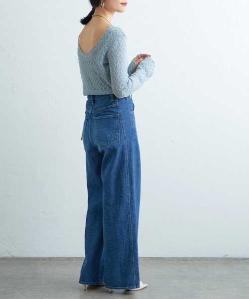 SHENERY（シーナリー）の「バックシャンレースカットソー（Tシャツ/カットソー・レディース・ブルー/アイボリー/ブラック・FREE）」の20枚目の写真