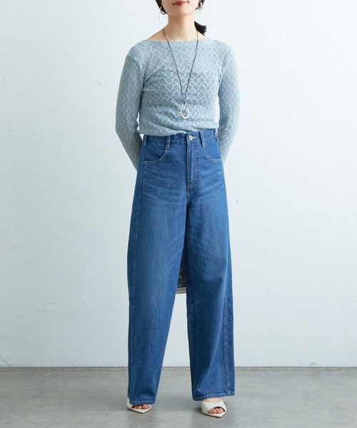 SHENERY（シーナリー）の「バックシャンレースカットソー（Tシャツ/カットソー・レディース・ブルー/アイボリー/ブラック・FREE）」の22枚目の写真