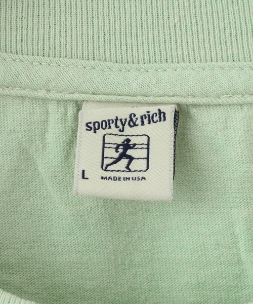 SPORTY&RICH（スポーティアンドリッチ）の「【SPORTY&RICH / スポーティアンドリッチ】SRWC 94 T-SH（Tシャツ/カットソー・メンズ・モスグリーン・SMALL/MEDIUM/LARGE）」の9枚目の写真