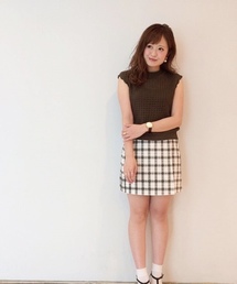 Chico | チェックラップイージーSK(スカート)