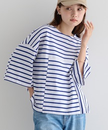 AMERICAN HOLIC | ボーダー違いカットプルオーバー1(Tシャツ/カットソー)