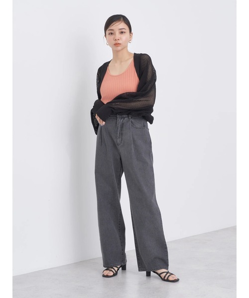 earth music&ecology（アースミュージックアンドエコロジー）の「2WAYネックタンクトップ（インナーウェア/肌着・レディース・ブルー/オフホワイト/モカ/オレンジ系その他/ブラック・L/M/S）」の20枚目の写真