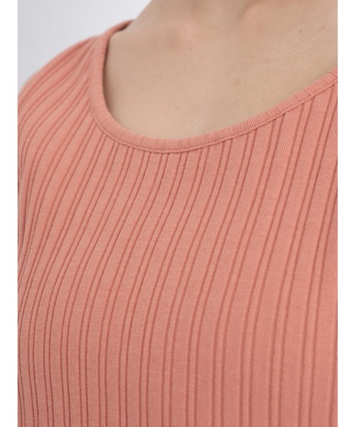 earth music&ecology（アースミュージックアンドエコロジー）の「2WAYネックタンクトップ（インナーウェア/肌着・レディース・ブルー/オフホワイト/モカ/オレンジ系その他/ブラック・L/M/S）」の21枚目の写真