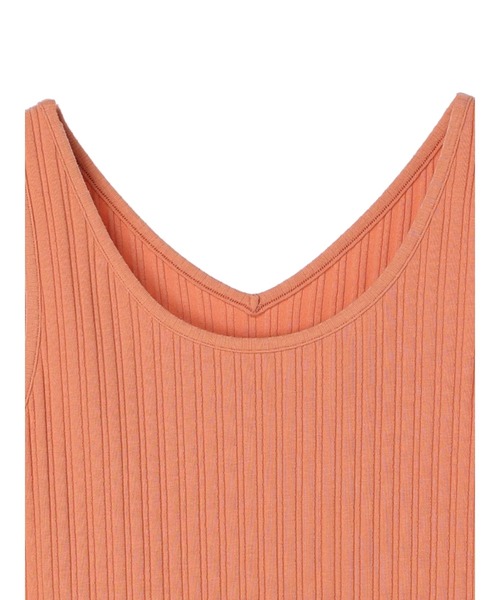 earth music&ecology（アースミュージックアンドエコロジー）の「2WAYネックタンクトップ（インナーウェア/肌着・レディース・ブルー/オフホワイト/モカ/オレンジ系その他/ブラック・L/M/S）」の11枚目の写真