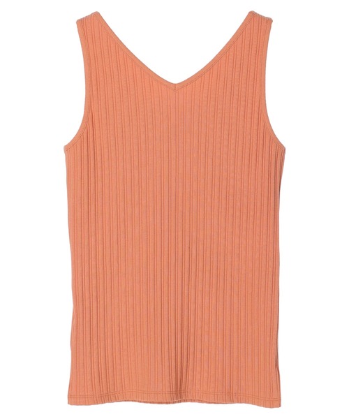 earth music&ecology（アースミュージックアンドエコロジー）の「2WAYネックタンクトップ（インナーウェア/肌着・レディース・ブルー/オフホワイト/モカ/オレンジ系その他/ブラック・L/M/S）」の22枚目の写真