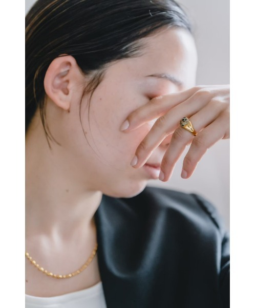 mou(モウ)の「S925 Stone fashionable ring(リング・レディース・グリーン/アニマル・FREE)」の4枚目の写真