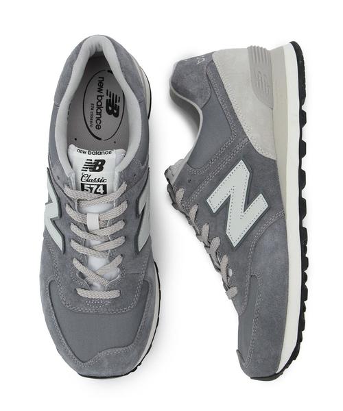 NEW BALANCE（ニューバランス）の「ニューバランス/NEW BALANCE ML574 SNK（スニーカー・レディース・グレー/ワイン/ダークグリーン/ロイヤルブルー・23cm/25cm/24cm/22.5cm/23.5cm/24.5cm）」の2枚目の写真