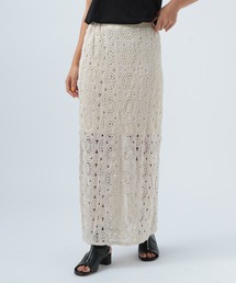 クロシェレーススカート