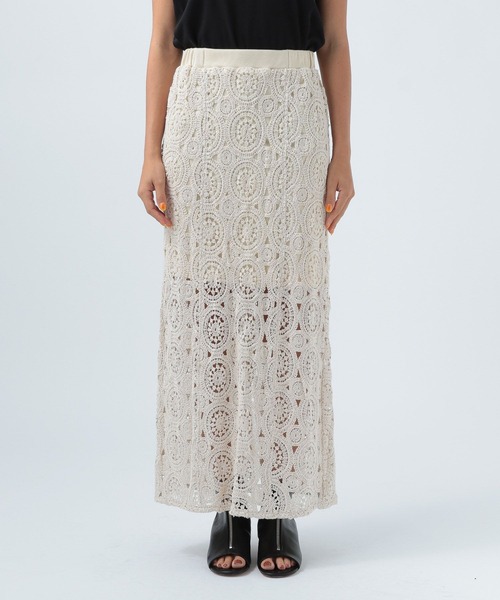 BAYFLOW（ベイフロー）の「クロシェレーススカート（スカート・レディース・ナチュラル・SMALL/MEDIUM）」の10枚目の写真