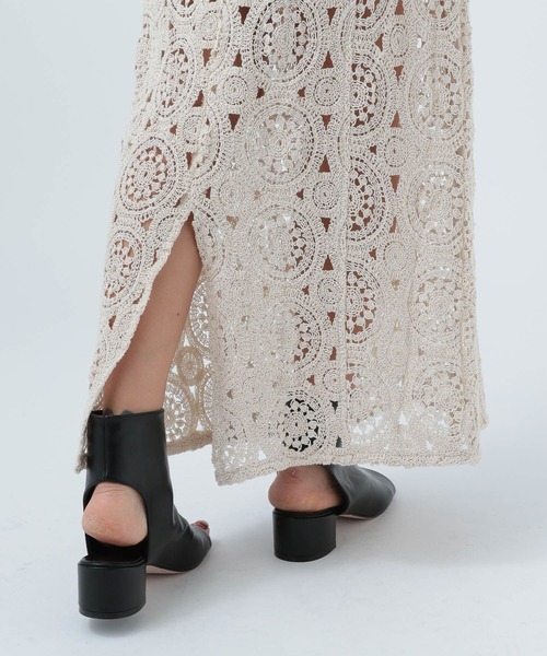 BAYFLOW（ベイフロー）の「クロシェレーススカート（スカート・レディース・ナチュラル・SMALL/MEDIUM）」の5枚目の写真