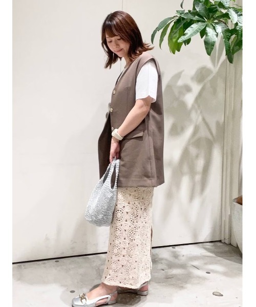 BAYFLOW（ベイフロー）の「クロシェレーススカート（スカート・レディース・ナチュラル・SMALL/MEDIUM）」の15枚目の写真