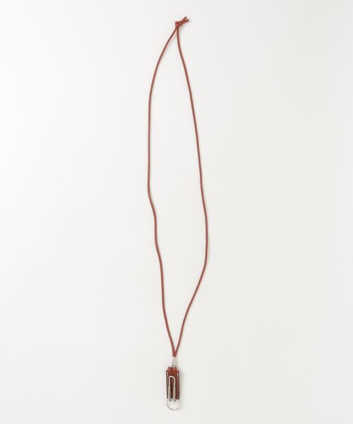ED ROBERT JUDSON(エドロバートジャドソン)の「ED ROBERT JUDSON spring clip neck holder (CLIX)(B01LEAC/B01SEAC-15LS)(ネックレス・メンズ・ブラック/グリーン/グレー/オレンジ/ブラウン・FREE)」の3枚目の写真