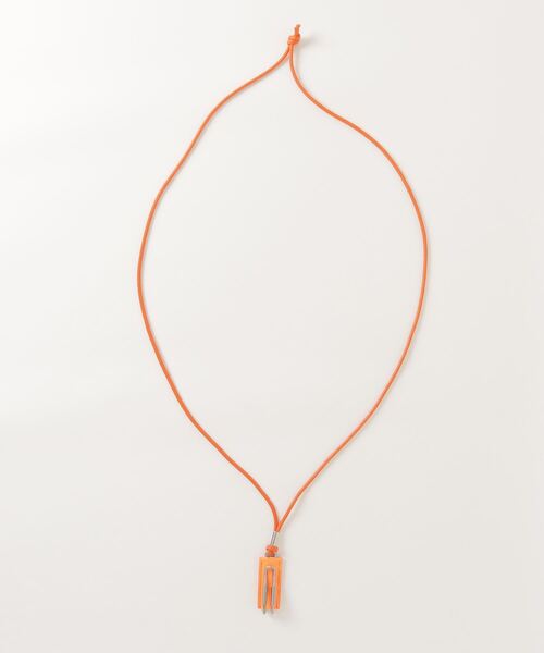 ED ROBERT JUDSON(エドロバートジャドソン)の「ED ROBERT JUDSON spring clip neck holder (CLIX)(B01LEAC/B01SEAC-15LS)(ネックレス・メンズ・ブラック/グリーン/グレー/オレンジ/ブラウン・FREE)」の5枚目の写真