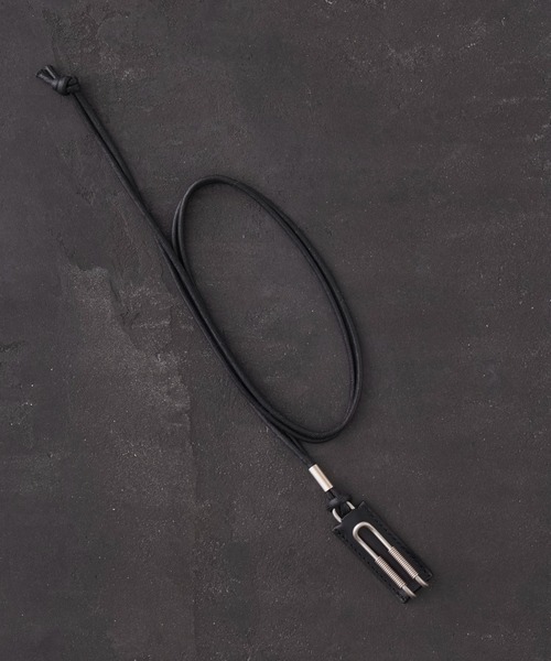 ED ROBERT JUDSON(エドロバートジャドソン)の「ED ROBERT JUDSON spring clip neck holder (CLIX)(B01LEAC/B01SEAC-15LS)(ネックレス・メンズ・ブラック/グリーン/グレー/オレンジ/ブラウン・FREE)」の16枚目の写真