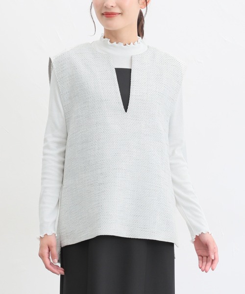 Honeys（ハニーズ）の「ツイードベスト（ベスト）」 - WEAR