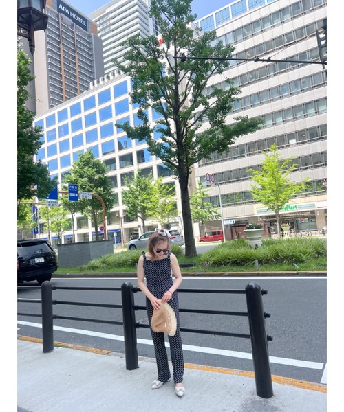 JUMELLE（ジュメロ）の「aprondot salpe（サロペット/オーバーオール・レディース・ブラック・S/M）」の7枚目の写真