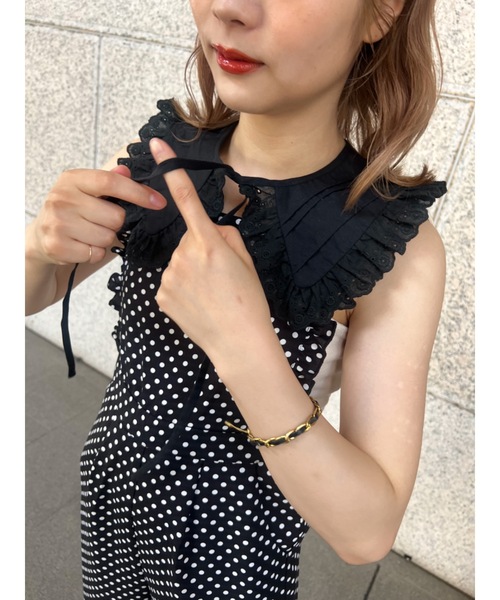 JUMELLE（ジュメロ）の「aprondot salpe（サロペット/オーバーオール・レディース・ブラック・S/M）」の20枚目の写真