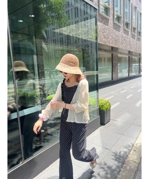 JUMELLE（ジュメロ）の「aprondot salpe（サロペット/オーバーオール・レディース・ブラック・S/M）」の22枚目の写真