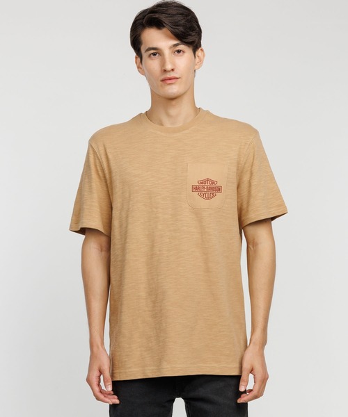 Harley Davidson ハーレーダビッドソン　ポケット　Tシャツ 稲妻ポケットTシャツ -ハーレーダビッドソン公式オンラインショップ