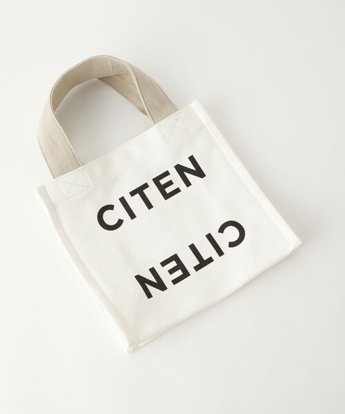 CITEN（シテン）の「＜CITEN＞ロゴ ステートメント バッグ S（トートバッグ・レディース・ブラック/ホワイト/ライトグレー/コバルトブルー/その他1/イエロー/ケリーグリーン/ワインレッド/ライトブルー/ターコイズブルー/レッド/ブラウン系・FREE）」の12枚目の写真