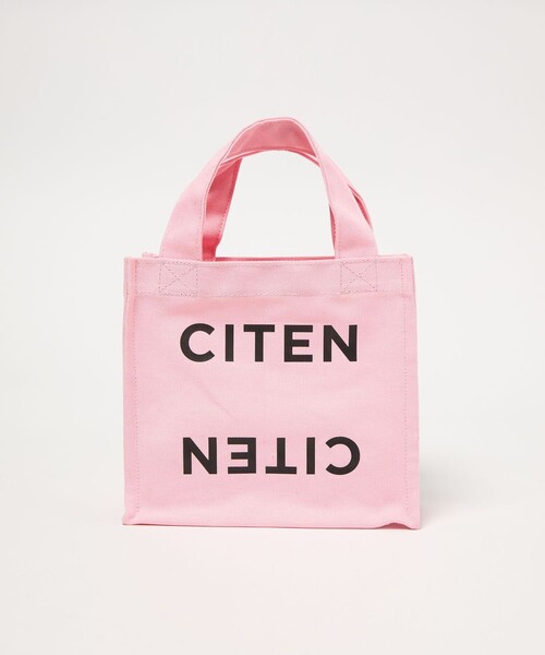CITEN（シテン）の「＜CITEN＞ロゴ ステートメント バッグ S（トートバッグ・レディース・ブラック/ホワイト/ライトグレー/コバルトブルー/その他1/イエロー/ケリーグリーン/ワインレッド/ライトブルー/ターコイズブルー/レッド/ブラウン系/ライトピンク・FREE）」の10枚目の写真