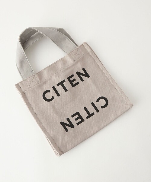 CITEN（シテン）の「＜CITEN＞ロゴ ステートメント バッグ S（トートバッグ・レディース・ブラック/ホワイト/ライトグレー/コバルトブルー/その他1/イエロー/ケリーグリーン/ワインレッド/ライトブルー/ターコイズブルー/レッド/ブラウン系・FREE）」の3枚目の写真