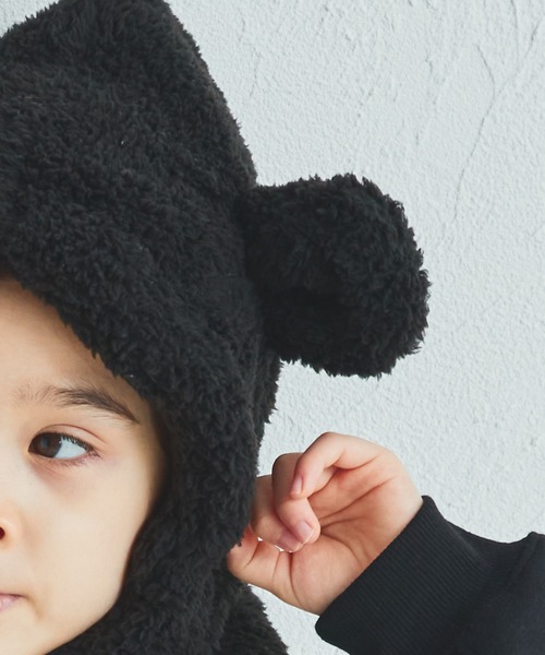 pairmanon(ペアマノン)の「ボア 耳付き アニマルモチーフ スヌード(ネックウォーマー/スヌード・キッズ・モカ/アイボリー/ピンク系その他/ベージュ/ブラック/ベージュ系その他/ブラック系その他/ホワイト系その他/ブラック系その他2・M/S)」の18枚目の写真