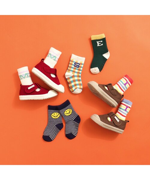 apres les cours(アプレレクール)の「ストラップスニーカー(スニーカー・キッズ・ブラウン/レッド・13/15 /16/14/18/17/19)」の9枚目の写真