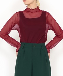 PUNYUS | ハイネックシアートップス(Tシャツ/カットソー)