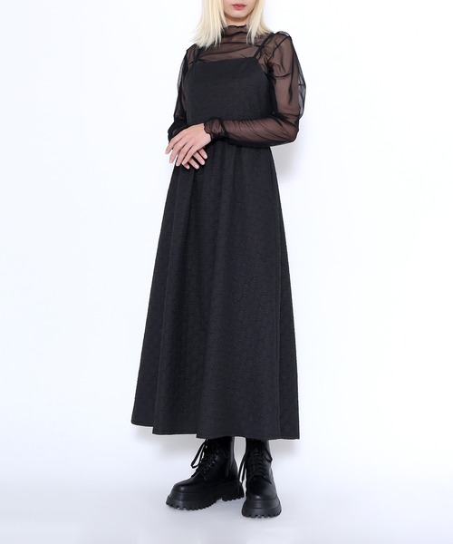 PUNYUS（プニュズ）の「ハイネックシアートップス（Tシャツ/カットソー・レディース・ホワイト/ブラック/グリーン/サックスブルー/ワインレッド/チャコールグレー・1/4/3/2）」の10枚目の写真