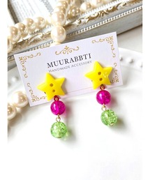 【MUURABBTI】星ボタンのピアス (MA)