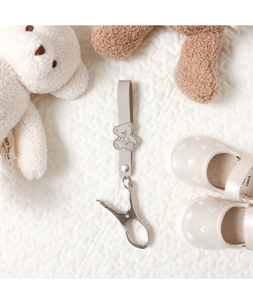 apres les cours（アプレレクール）の「tiny bearシューズピンチ（リニューアル）（シューズ小物/雑貨・キッズ・ベージュ・FREE）」の4枚目の写真