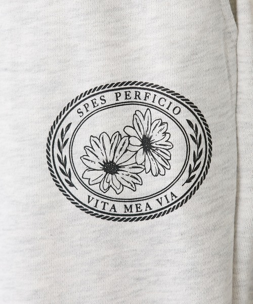 Le temps riche（ルタンリッシュ）の「【セットアップ対応】フラワーロゴスエットパンツ＜Le temps riche＞（その他パンツ・レディース・アイボリー/ネイビー・L/M/LL）」の16枚目の写真