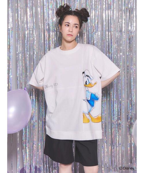 Disney(ディズニー)の「Disney100 ドナルドダック/Tシャツ(Tシャツ/カットソー・レディース・ホワイト・FREE)」の9枚目の写真