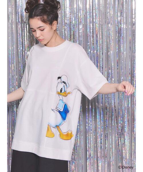 Disney(ディズニー)の「Disney100 ドナルドダック/Tシャツ(Tシャツ/カットソー・レディース・ホワイト・FREE)」の11枚目の写真