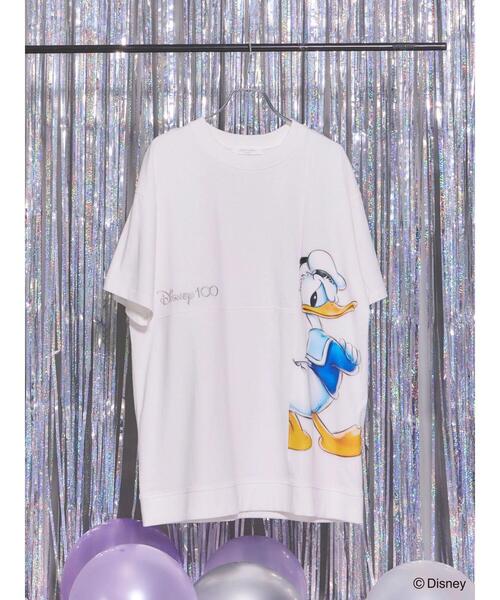 Disney(ディズニー)の「Disney100 ドナルドダック/Tシャツ(Tシャツ/カットソー・レディース・ホワイト・FREE)」の15枚目の写真