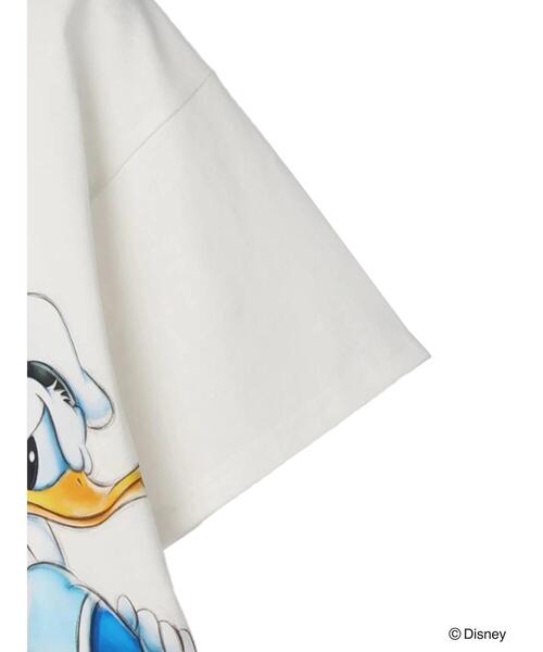 Disney(ディズニー)の「Disney100 ドナルドダック/Tシャツ(Tシャツ/カットソー・レディース・ホワイト・FREE)」の8枚目の写真