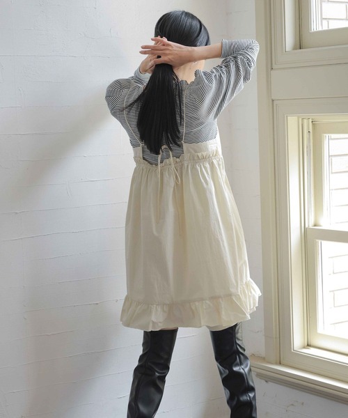 LOWRYS FARM（ローリーズファーム）の「パワショルプルオーバー 973393（Tシャツ/カットソー・レディース・ブラック/ホワイト/その他・FREE）」の6枚目の写真