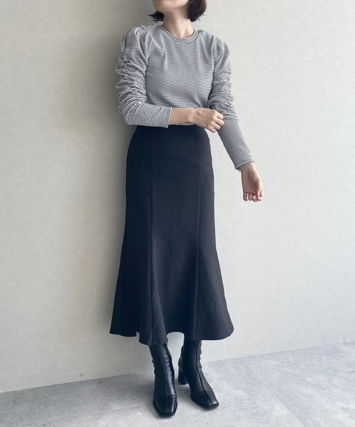 LOWRYS FARM（ローリーズファーム）の「パワショルプルオーバー 973393（Tシャツ/カットソー・レディース・ブラック/ホワイト/その他・FREE）」の10枚目の写真