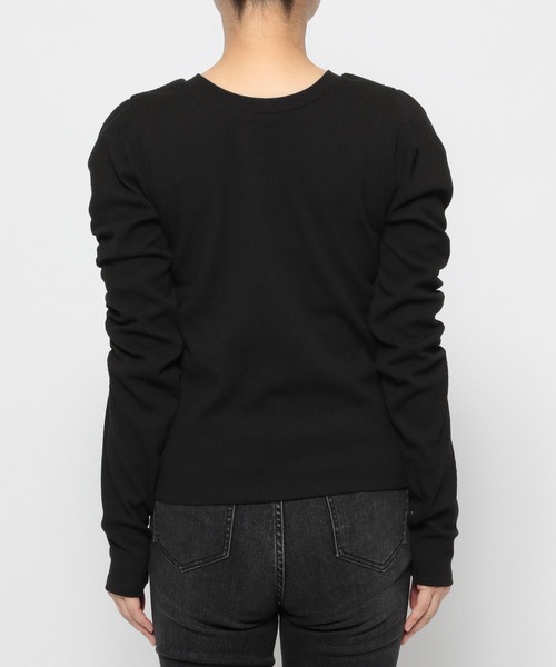 LOWRYS FARM（ローリーズファーム）の「パワショルプルオーバー 973393（Tシャツ/カットソー・レディース・ブラック/ホワイト/その他・FREE）」の19枚目の写真