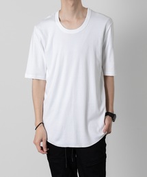 ATTACHMENT | スビンコットン リブO-ネックS/S TEE / SVIN CO RIB O-NECK S/S TEE(Tシャツ/カットソー)