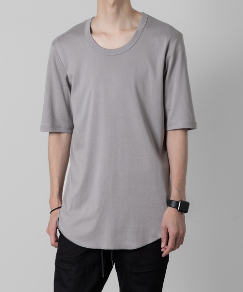 ATTACHMENT(アタッチメント)の「スビンコットン リブO-ネックS/S TEE / SVIN CO RIB O-NECK S/S TEE(Tシャツ/カットソー・メンズ・ブラック/グレー/ホワイト・1/4/3/2)」の22枚目の写真