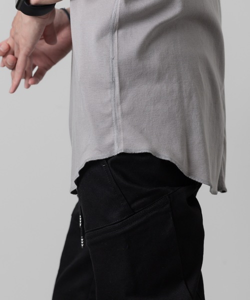 ATTACHMENT(アタッチメント)の「スビンコットン リブO-ネックS/S TEE / SVIN CO RIB O-NECK S/S TEE(Tシャツ/カットソー・メンズ・ブラック/グレー/ホワイト・1/4/3/2)」の16枚目の写真