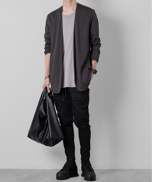 ATTACHMENT(アタッチメント)の「スビンコットン リブO-ネックS/S TEE / SVIN CO RIB O-NECK S/S TEE(Tシャツ/カットソー・メンズ・ブラック/グレー/ホワイト・1/4/3/2)」の18枚目の写真