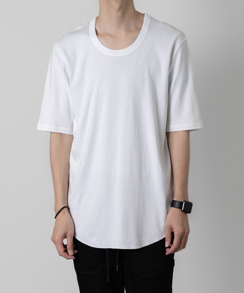 ATTACHMENT(アタッチメント)の「スビンコットン リブO-ネックS/S TEE / SVIN CO RIB O-NECK S/S TEE(Tシャツ/カットソー・メンズ・ブラック/グレー/ホワイト・1/4/3/2)」の19枚目の写真